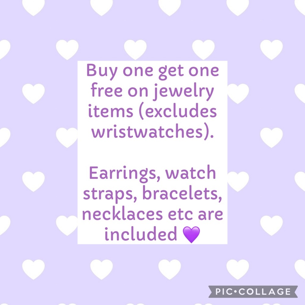 BOGO on jewelry and accessories 💜💍💜💎💜